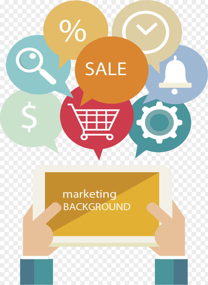 Marketing Ppt Cover E-commerce Download PNG