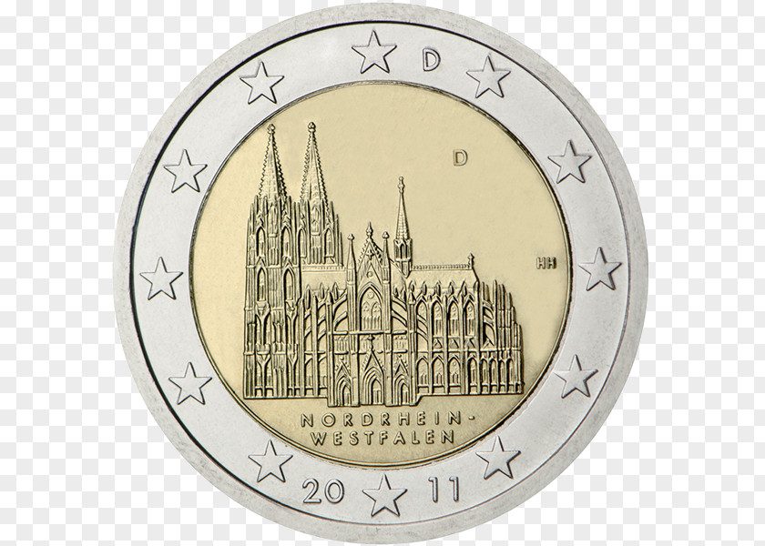 Milan Cathedral Germany 2 Euro Coin Commemorative Coins German PNG