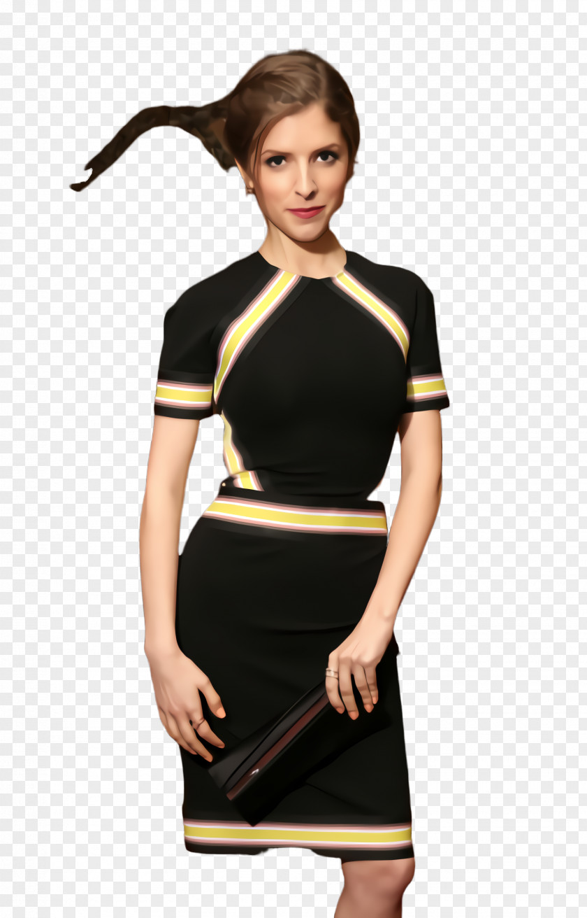 Shoulder Neck Clothing Black White Dress Sleeve PNG