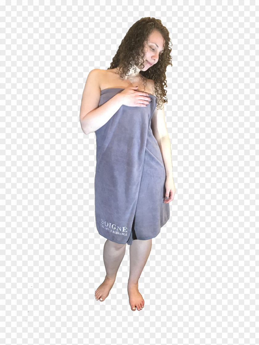 Woman Towel Shoulder Costume Nightwear Sleeve Microfiber PNG
