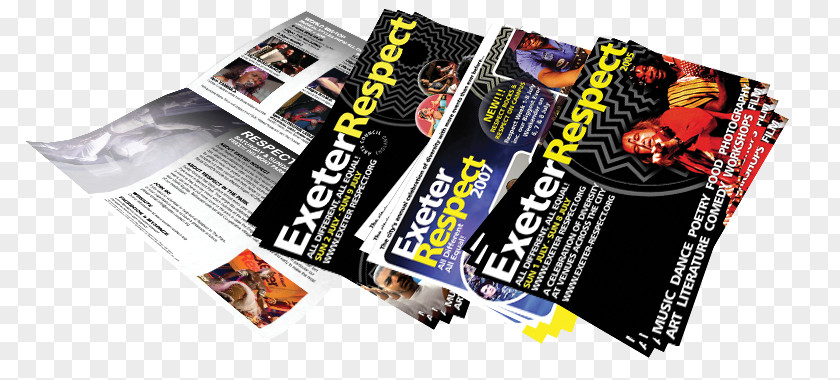 Drink Night Flyer Exeter Respect CIC Brand Brochure Nigel Pennington Graphic Design PNG