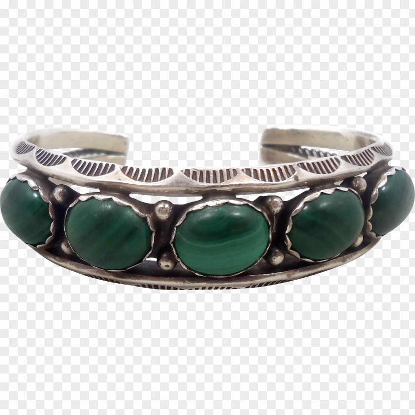 Jewellery Turquoise Malachite Bracelet Bangle Sterling Silver PNG