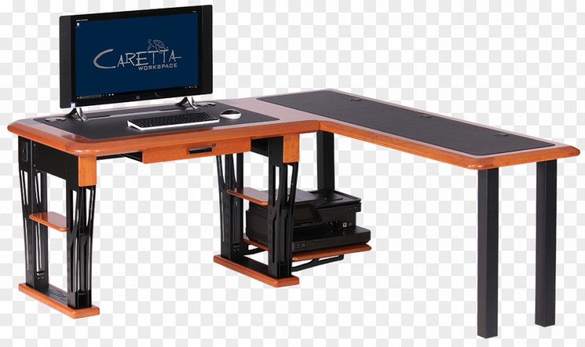 Office Desk Computer Furniture Hutch PNG