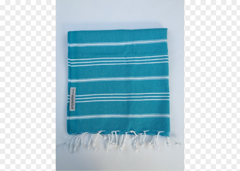 Beach Towel Turquoise Aqua Electric Blue PNG