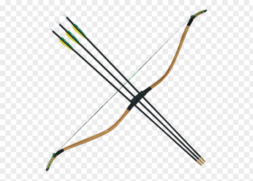 Bow And Arrow Three Arrows Gakgung Ranged Weapon PNG