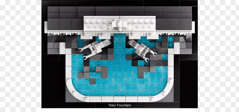Fontana Di Trevi LEGO 21020 Architecture Fountain Design Brand PNG