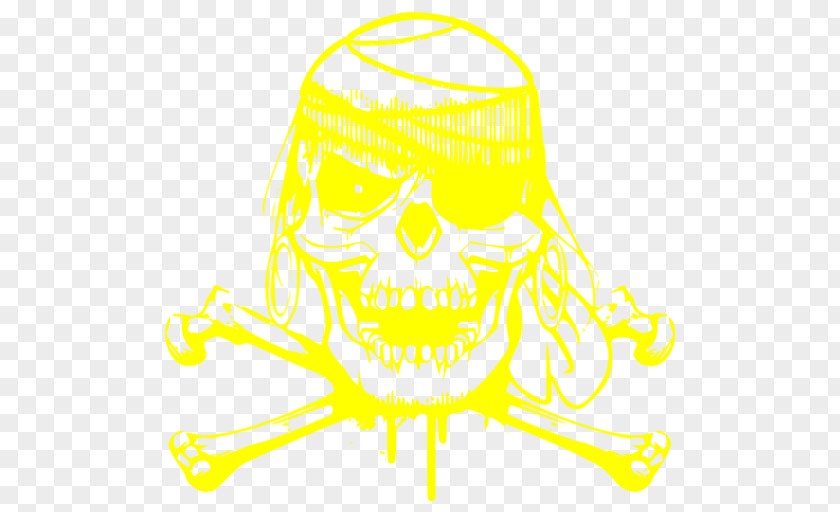 Skull Jaw And Crossbones Clip Art PNG