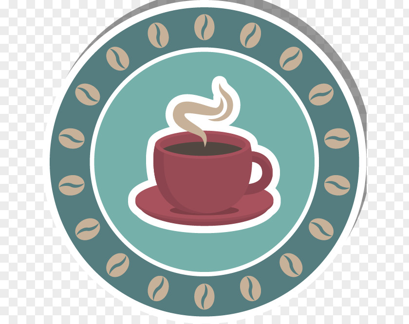 Hand-painted Coffee Icon Espresso Cappuccino Tea Cafe PNG