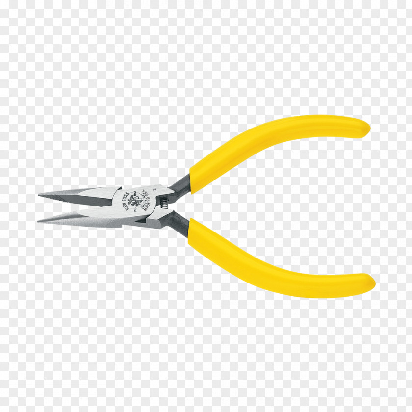 Long Nose Diagonal Pliers Lineman's Klein Tools Wire Stripper PNG
