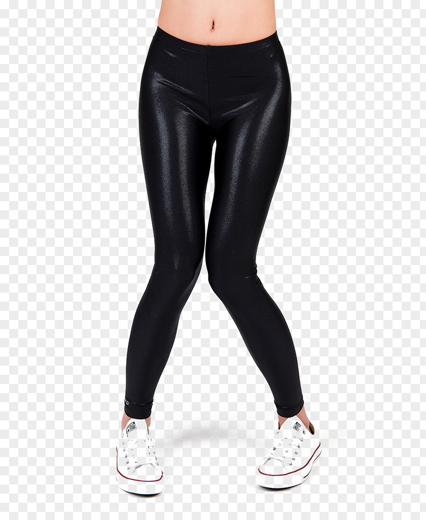 Black Glitter Leggings Pants Waist Tights Clothing PNG