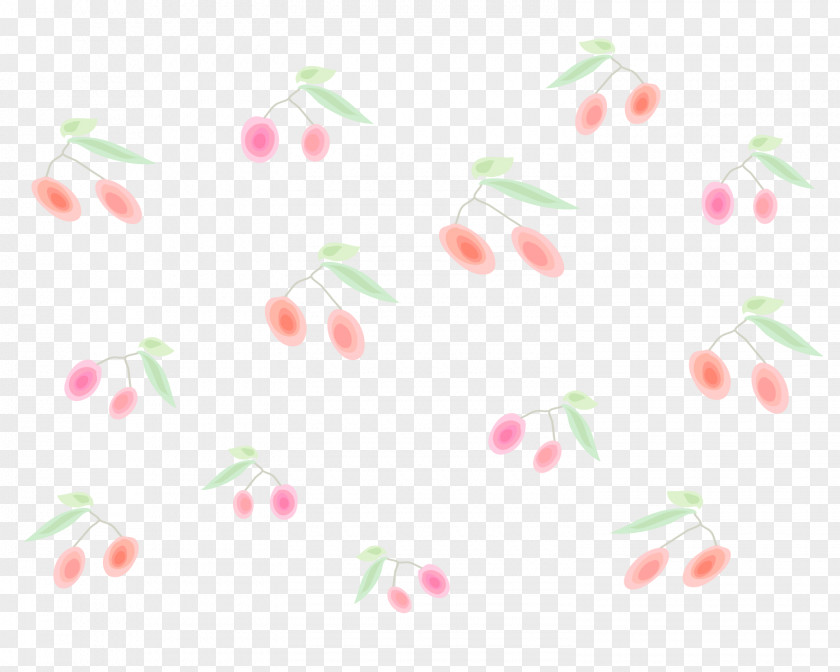 Design Pink M Floral Pattern PNG