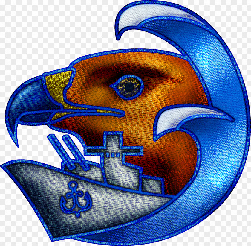 Golden Eagle Marine Mammal Cobalt Blue Character Clip Art PNG