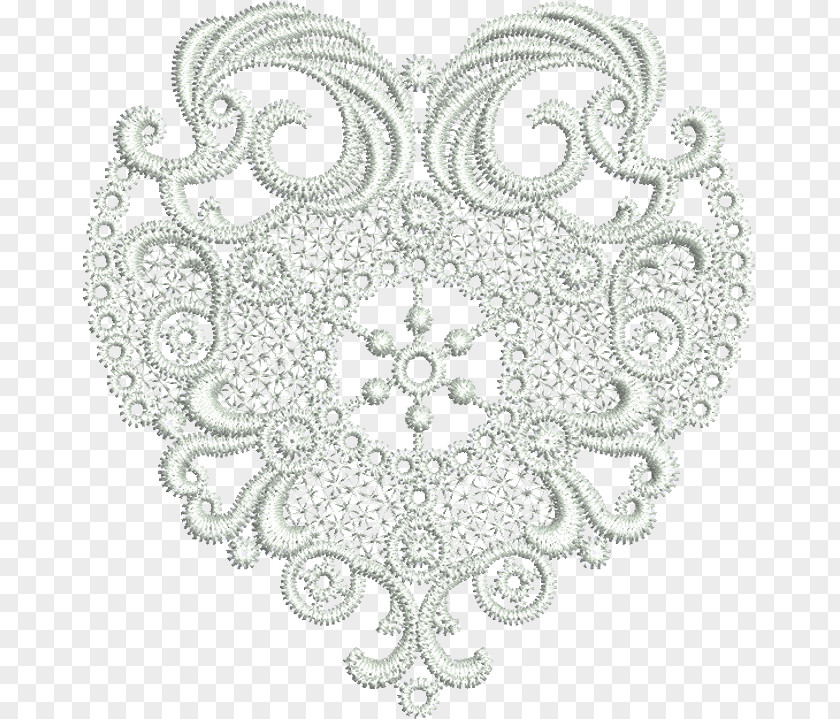 Lace Embroidery Doily Pattern PNG