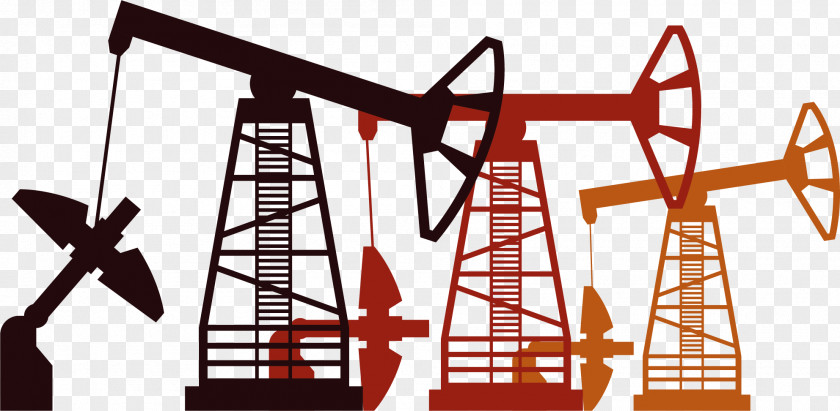 Oil Field Well Derrick A-T Euclidean Vector Petroleum Platform PNG