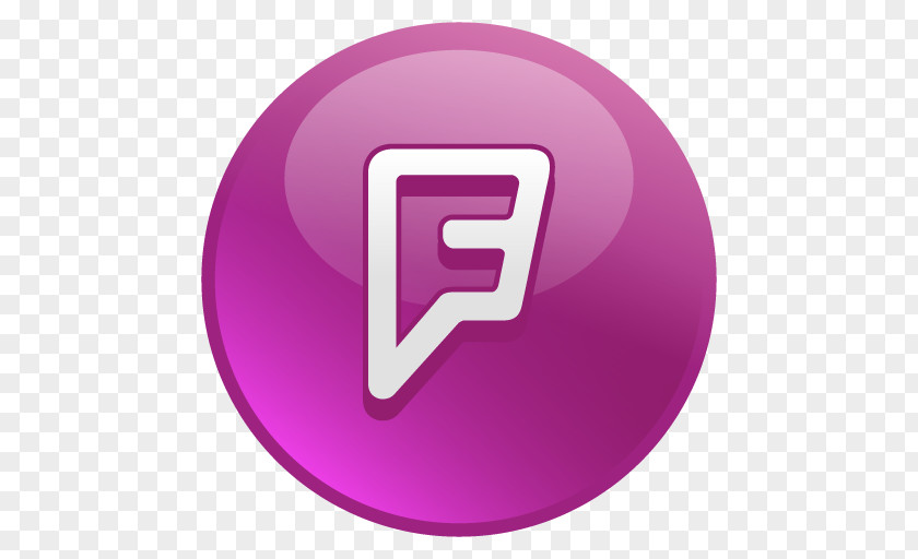 Foursquare Vector Drawing Social Media Network PNG