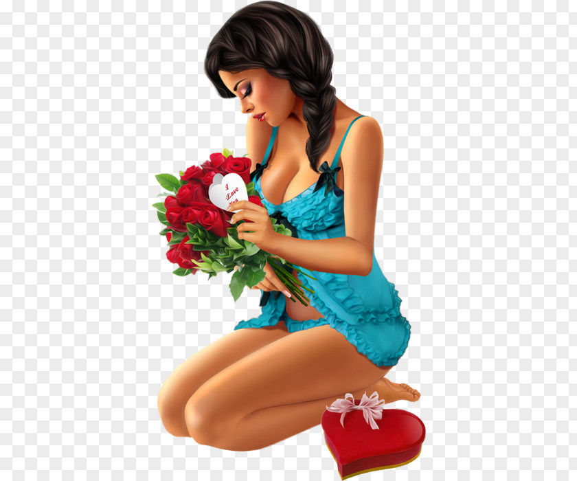 Illustration Woman Pin-up Girl PNG girl , 14 feb clipart PNG