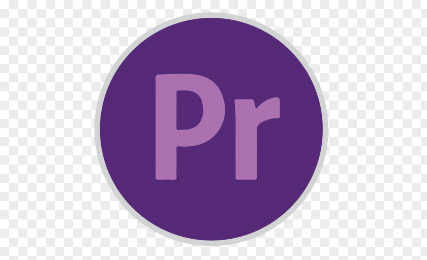 Premiere Purple Text Brand PNG