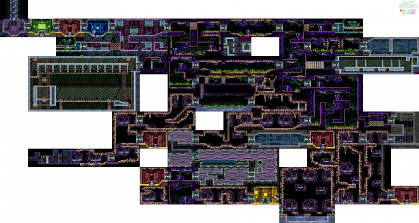 The Restaurant Door Map Metroid Fusion Super Level Design Video Game PNG