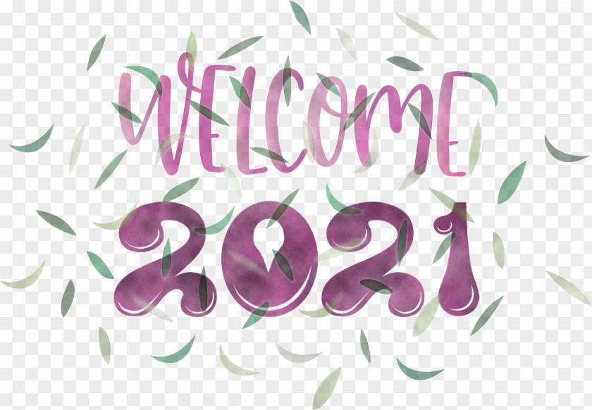 Welcome 2021 Year New PNG