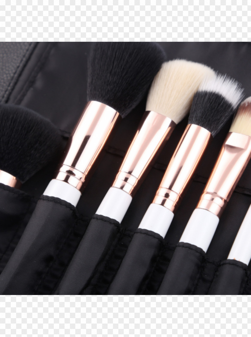 Makeup Brush Make-up Gold Børste PNG