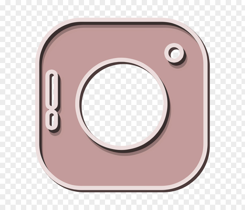 Pink Logo Icon Camera Instagram PNG