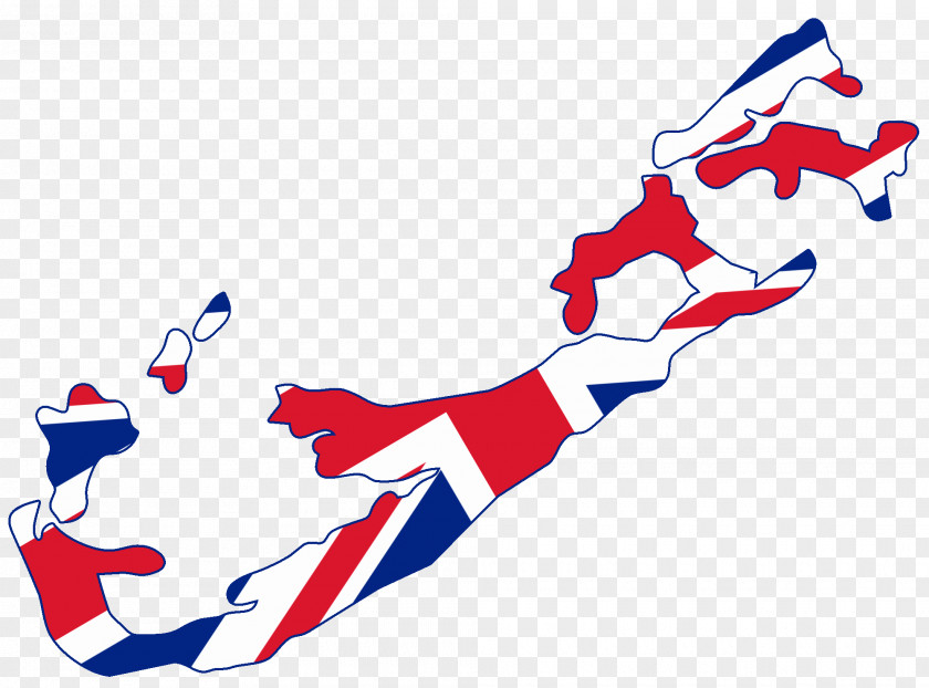 UK England Flag Of Bermuda Map PNG