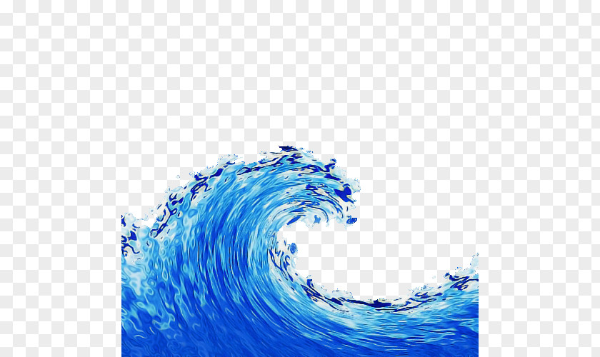 Water Wave Blue Wind Resources PNG