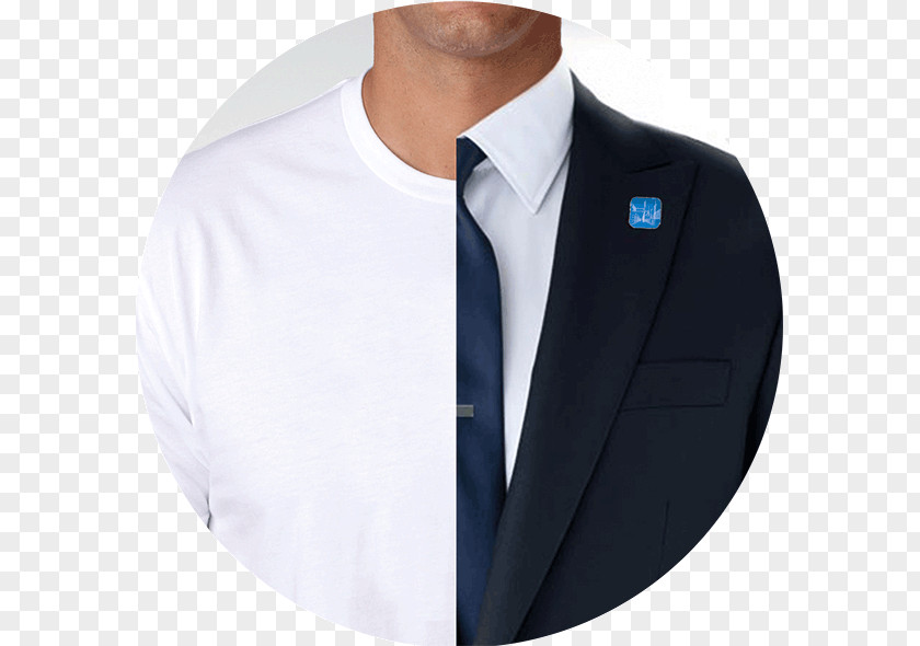 Dress Shirt Blazer Collar Button PNG