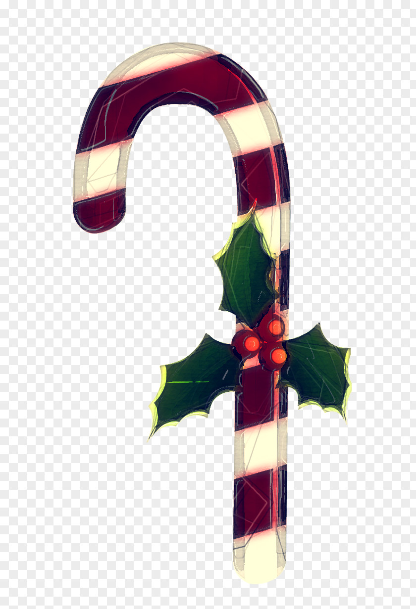 Holly Confectionery Candy Cane PNG