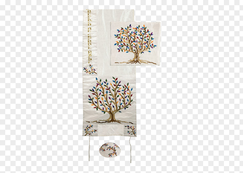 Judaism Tallit Tree Of Life Etz Chaim Tzitzit PNG