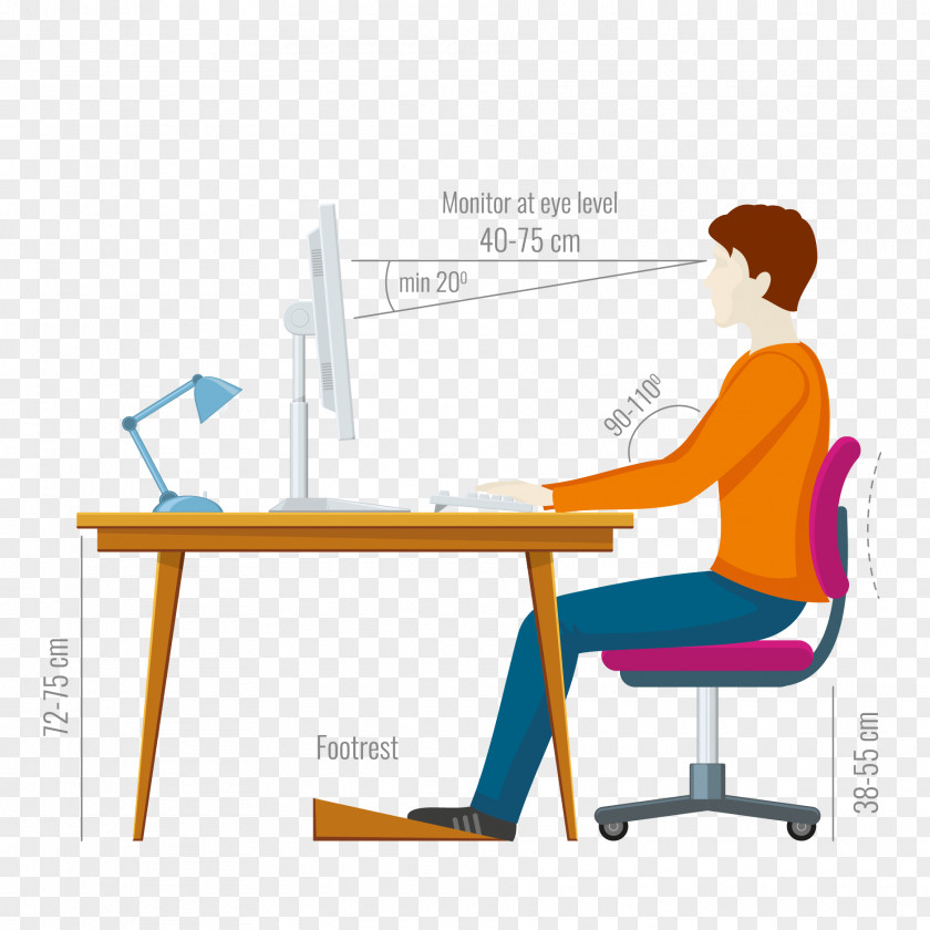 Men Sitting Material Neutral Spine Infographic Clip Art PNG