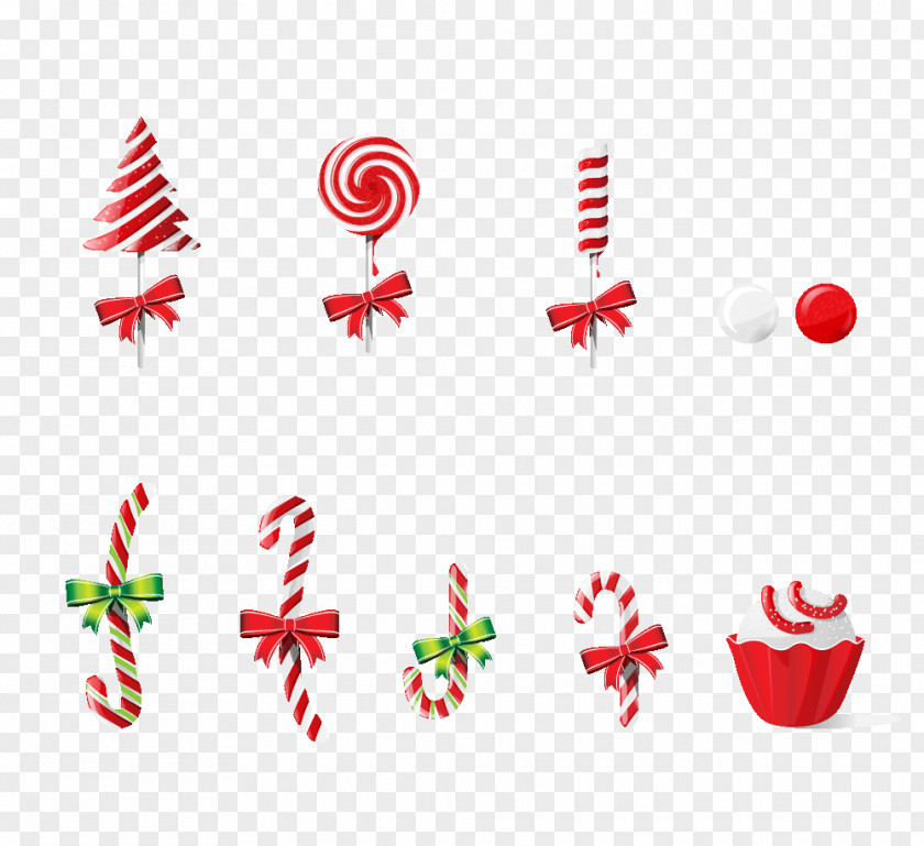 Christmas Candy Lollipop Poster PNG