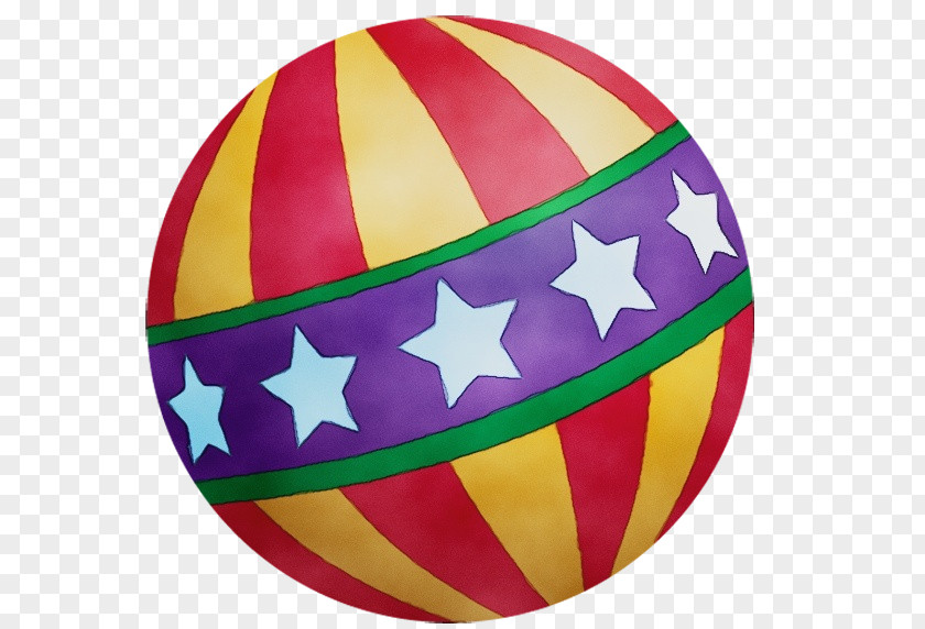 Hot Air Balloon Ball Watercolor PNG