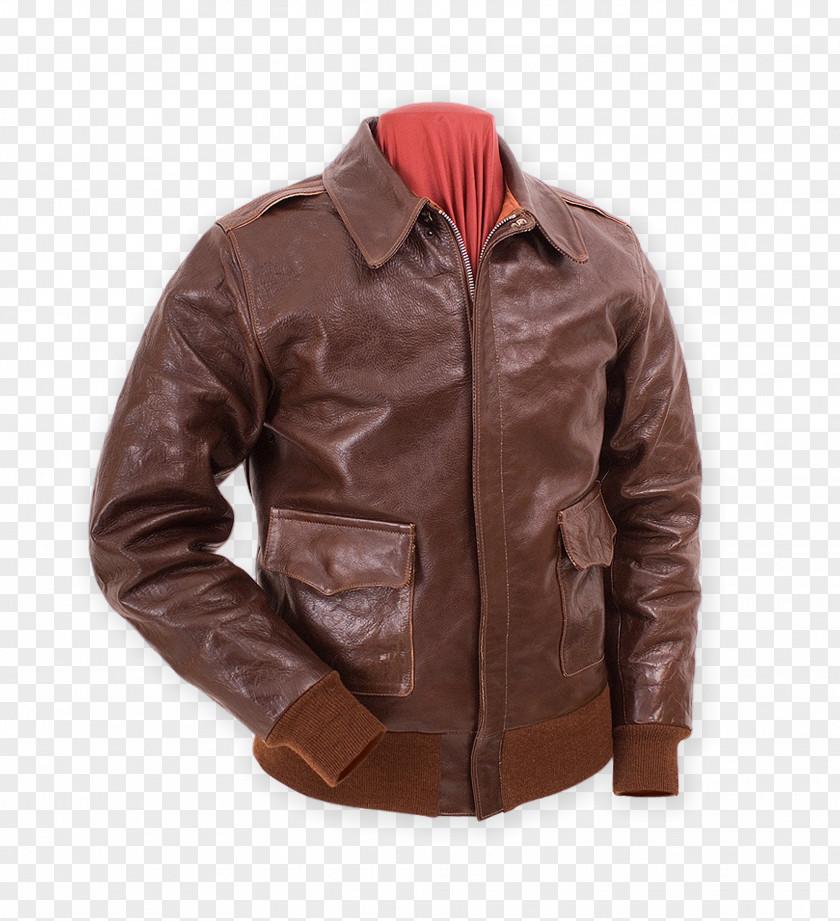 Jacket Leather A-2 Sportswear Flight PNG