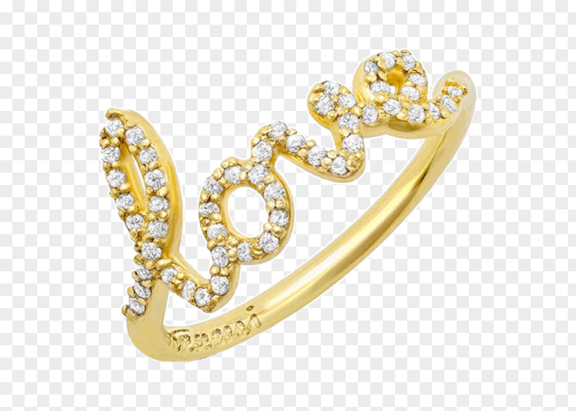 Love Ring Jewellery Diamond Gold PNG