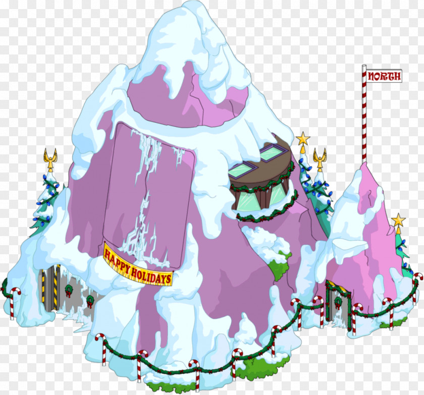 Volcano Christmas Lights Santa Claus The Simpsons: Tapped Out Elf PNG