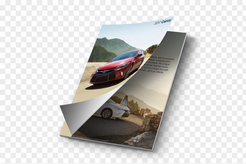 Brochure Mockup 2017 Toyota Camry Car Dealership Reinhardt PNG