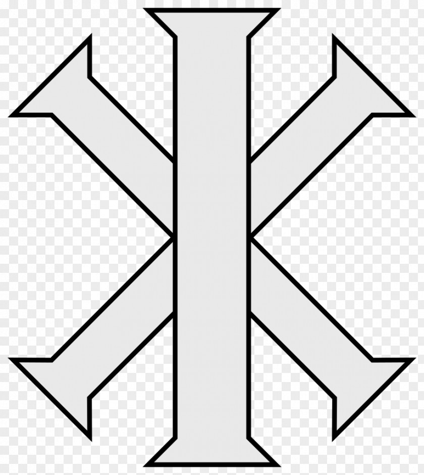 Christian Cross Chi Rho IX Monogram Symbol PNG