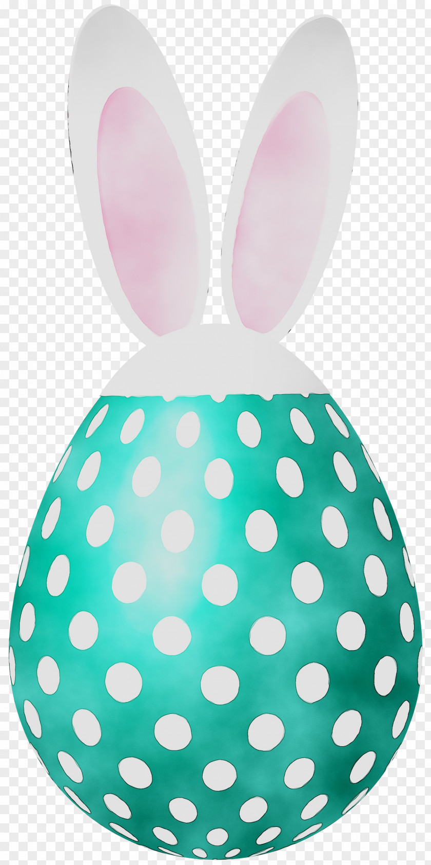 Easter Bunny Polka Dot Egg Product PNG