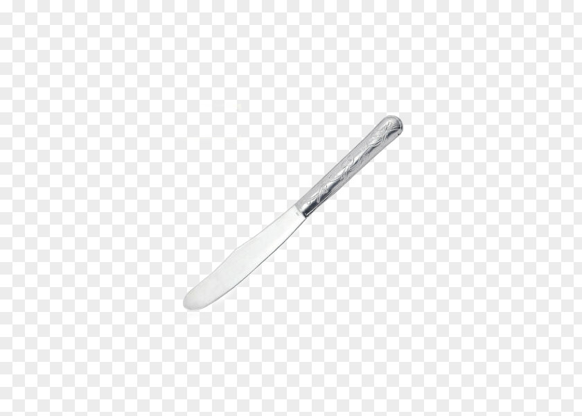 TomorrowSilver Knife -S990 Fine Silver Cutlery Master Material White Black PNG