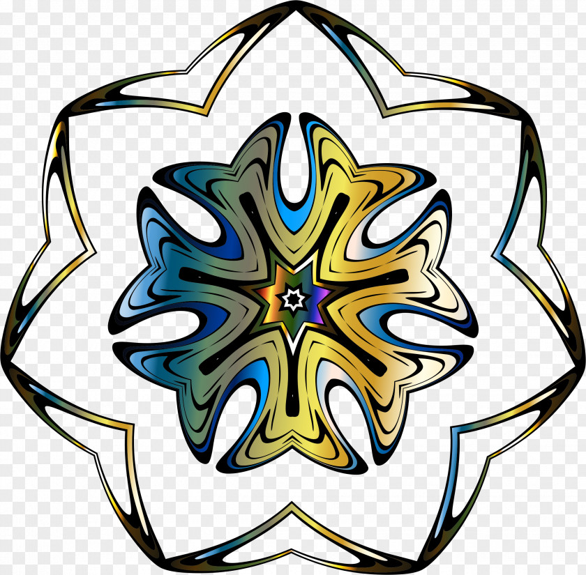 Mandala Flower Pack Symmetry Line Leaf Clip Art PNG