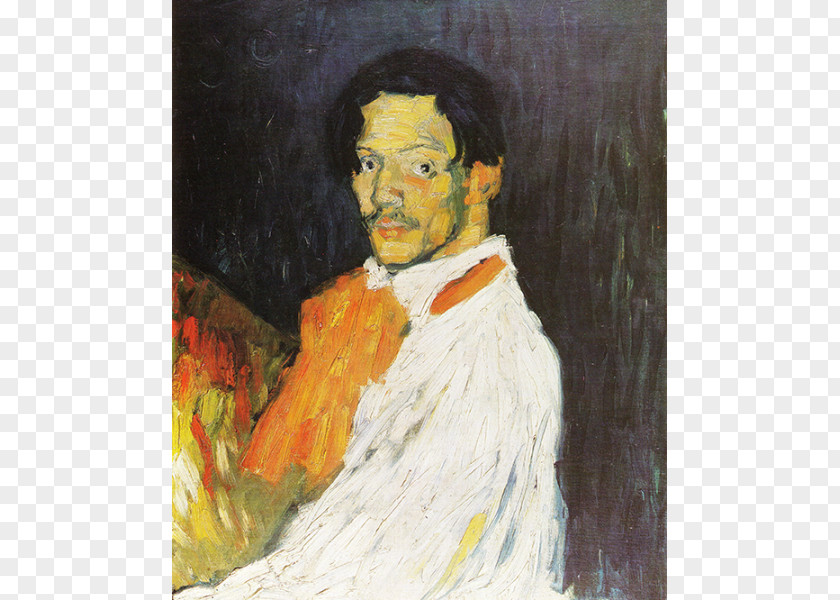 Painting Pablo Picasso Self-Portrait Picasso's Blue Period Yo, PNG