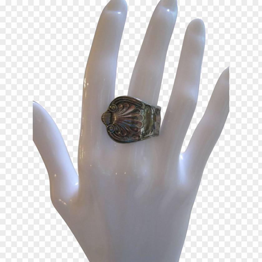 Ring Finger Hand Model Sterling Silver PNG