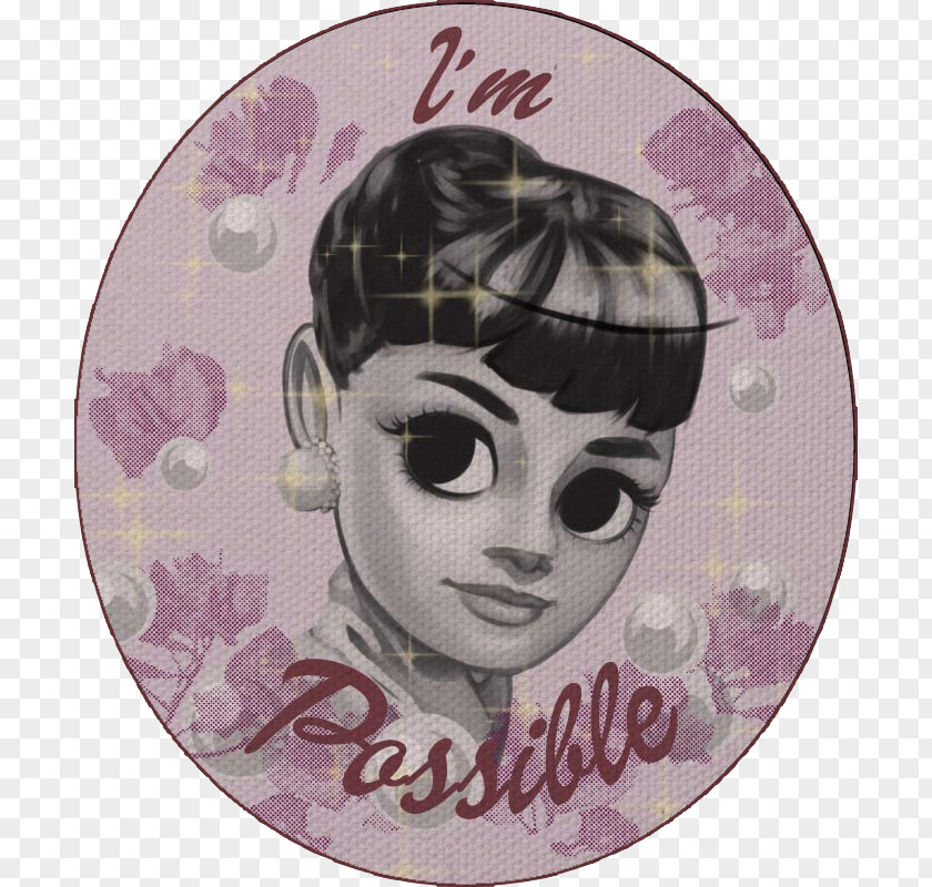 Audrey Hepburn Pink M RTV PNG