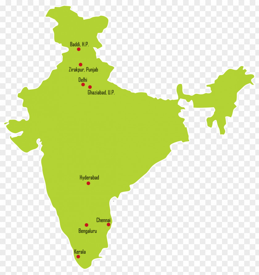 India States And Territories Of World Map Clip Art PNG
