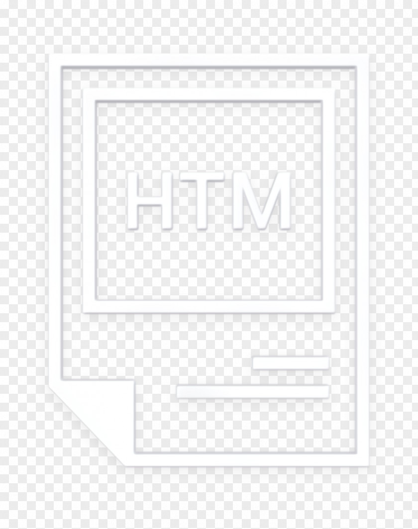 Rectangle Blackandwhite Extention Icon File Htm PNG