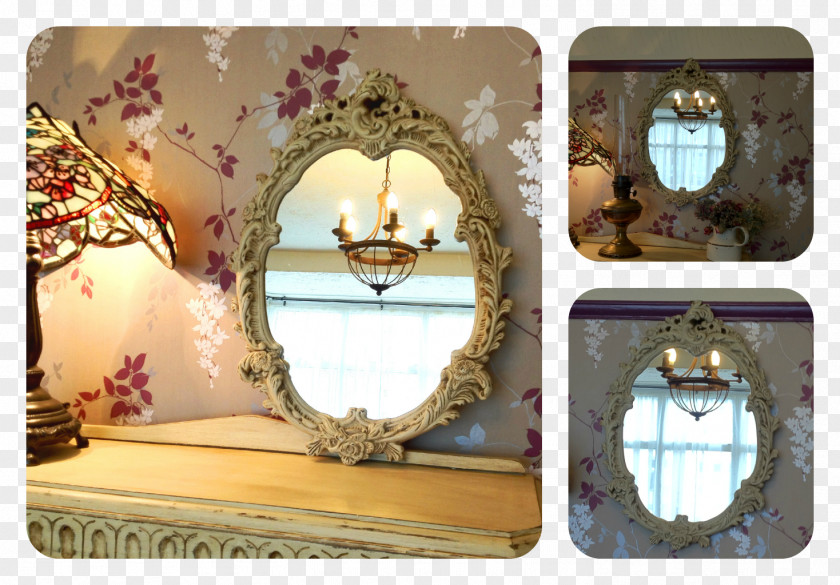 White Mirror Picture Frames Rectangle PNG