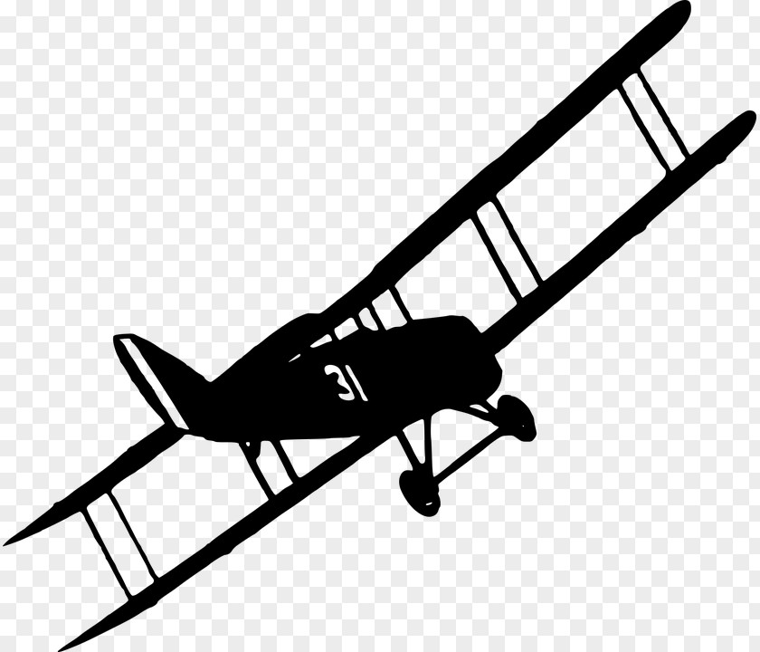 Airplane Biplane Fixed-wing Aircraft Flight PNG