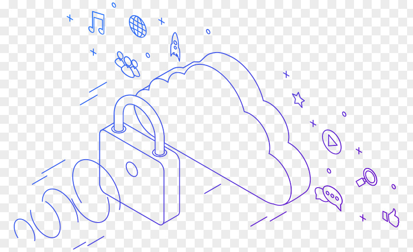 Cloud Computing Virtual Private Network Encryption Data PNG