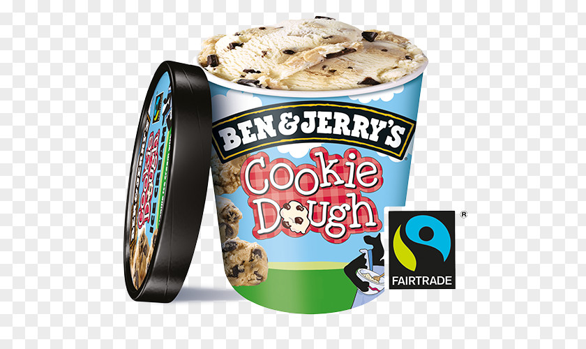Cookie Dough Chocolate Chip Ice Cream Brownie Ben & Jerry's PNG